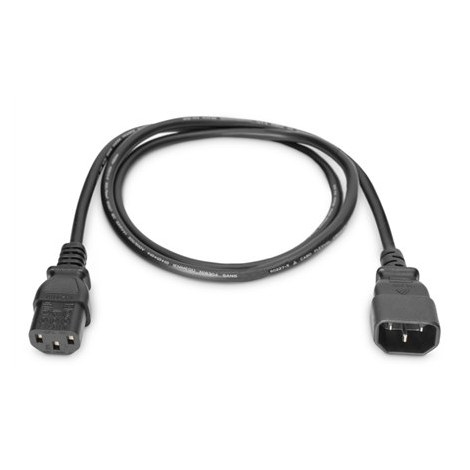 Digitus | Power extension cable | Power IEC 60320 C13 | Power IEC 60320 C14 | 1.8 m | Black - 3
